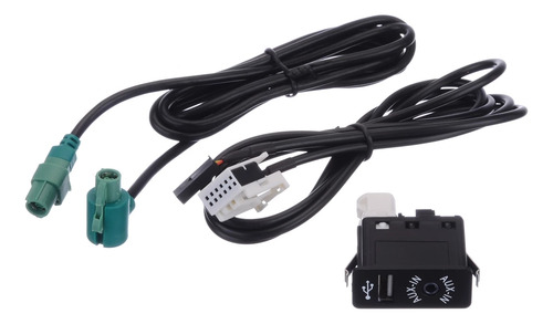 Adaptador De Música Para Coche, Arnés Usb, Conector Usb Auxi