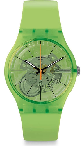 Reloj Swatch New Gent Suog118 Kiwi Vibes, Correa