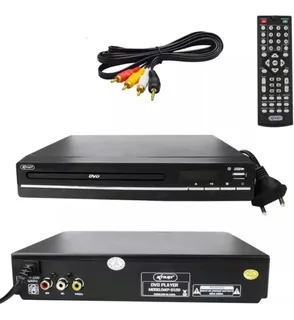 Aparelho Dvd Player Rca Usb Mp3 Cd Ripping Controle 110/220v