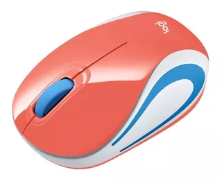 Mouse Logitech M187 Mini Wireless Refresh Coral - 910-005362