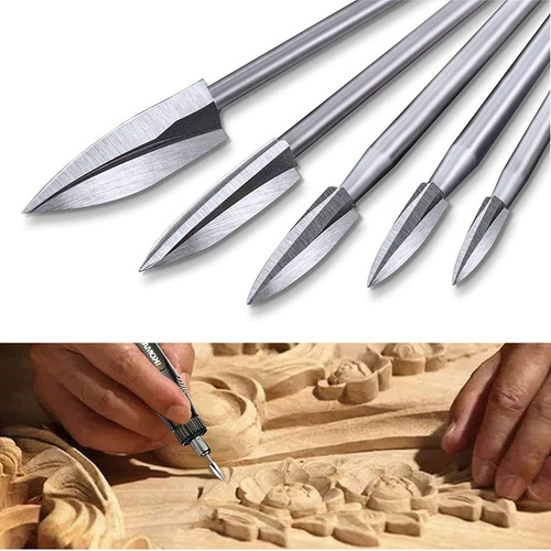 New Brocas For Tallado De Madera 7pcs Vástago De 1/8pulgadas