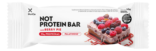 Not Protein Bar Berry Pie Caja 12u - Notco Barra Proteica