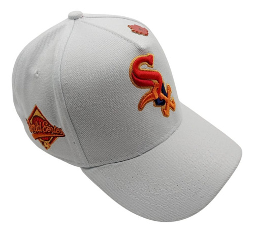 Gorra Ajustable Equipos Estilo Mlb Limitada Pin Premium Moda White Sox Medida Ùnica Ajustable Lisa