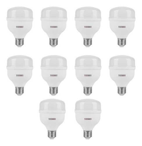 10 Lâmpadas Alta Potência Tkl 225 40w 3000k E27 Taschibra