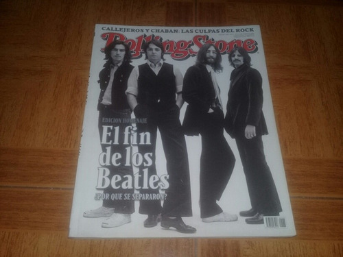 Rolling Stone Revista El Fin De Los Beatles Edicion Homenaje