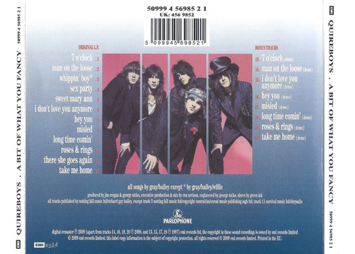 Cd A Bit Of What You Fancy (the Quireboys) Estándar