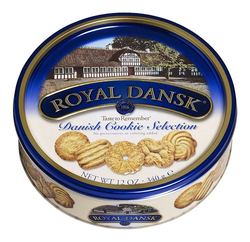 Biscoito Dinamarquês Royal Dansk Amanteigado 340g