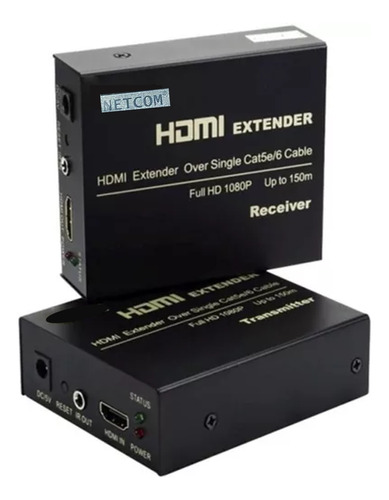 Extensor Activo Hdmi Vía Ethernet Netcom 4k 60hz