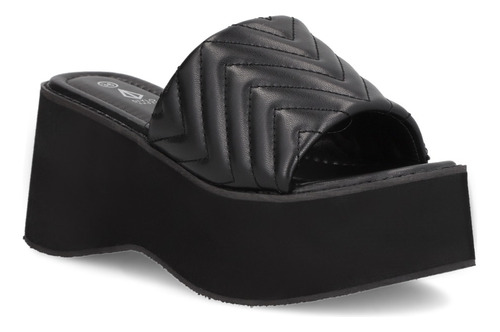 Sandalia Mujer Negro Stylo Shoes 20229-1