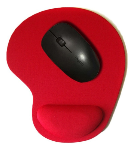 Mousepad Tapete Ergonomico De Antideslizante Negro Raton