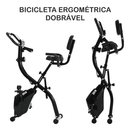 Bicicleta Ergométrica Vertical Dobravel Cadence X Odin Fit