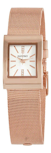 Reloj Ellen Tracy Et5254rg Para Mujer De Cuarzo Color Oro