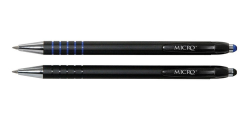 Bolígrafos Retractil Micro City Por 120  Unid Azul O Negro