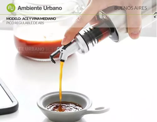 Ambiente Urbano - Aceitera Vinagrera con Pico Regulable de Acero