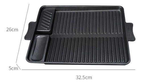Parrilla De Aleación De Aluminio Pan Plancha Placa Carne