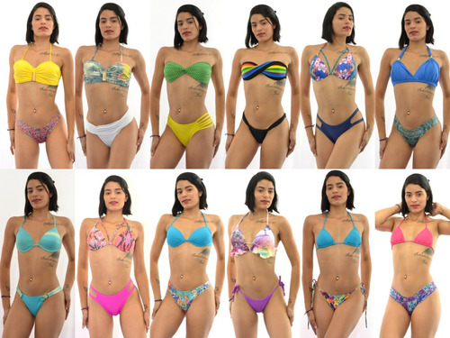 Biquinis Com Bojo Lycra Todos Tamanho M.27137 Cx 821 Mm 2020