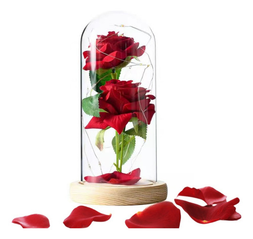 Flor Eterna Rojo Rosa Regalos Para Ella