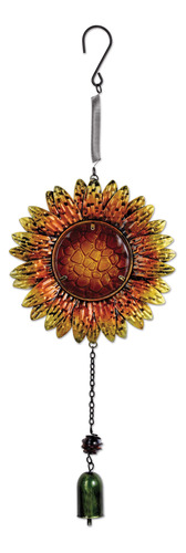 Puesta Sol Vista Diseño Metal Vidrio Girasol Bouncy Hanging