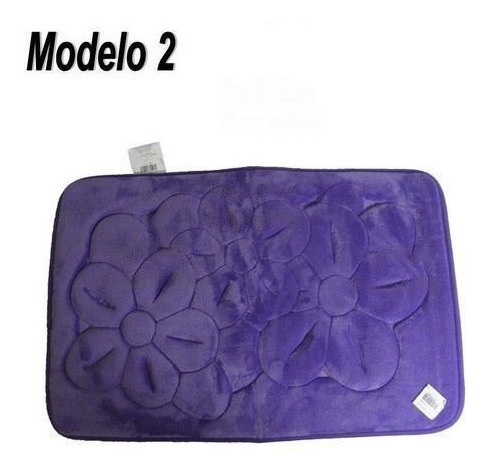 Imagen 4 de 6 de Alfombra Baño Microfibra Antideslizante Absorbente 59 X 37