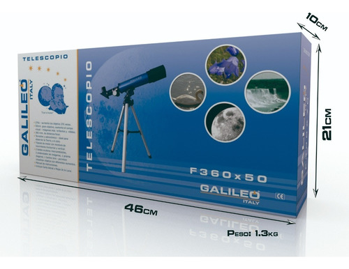 Telescopio Con Tripode 270x F360x50 Galileo