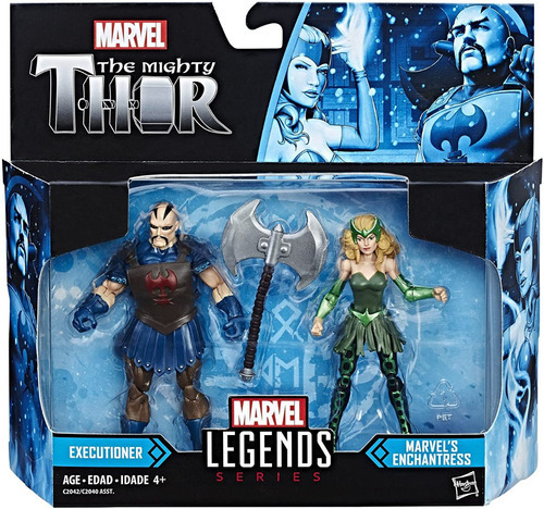 Figuras Marvel Legends Series Executioner Y Enchantress Nvo