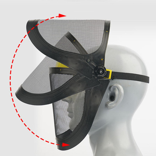 Casco Forestal Protector De Casco Seguro, Protector Facial