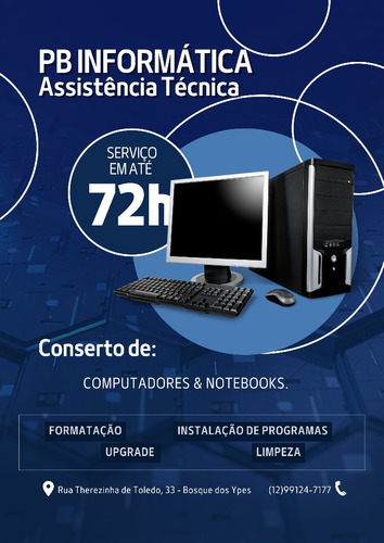 Serviços Profissionais Para Seu Pc & Notebook!!!