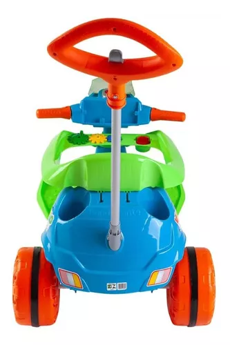 Triciclo Infantil Bandeirante Velobaby Reclinável - 2 em 1 - Pedal e  Passeio com Aro - Rosa