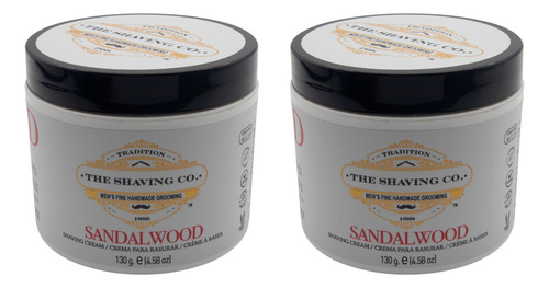 The Shaving Co Kit X 2 Crema Para Afeitar Sándalo Cream