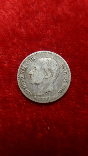Moneda. España Alfonso Xii 5ctm 1880 Cod 32040