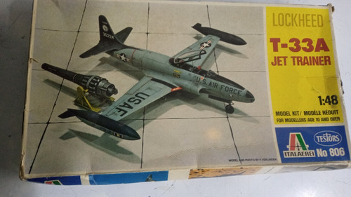 Lockheed T 33 A , Jet Trainer , Italeri 