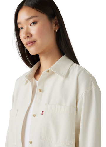 Camisa Mujer Iris Non Denim Shirt Blanco Levis 001ss-0001