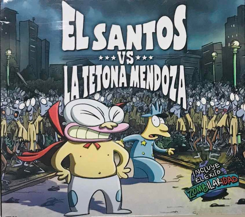 El Santos Vs La Tetona Mendoza Soundtrack Cd Nuevo Sellado
