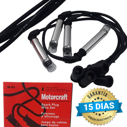 Cables Bujia Metalico Ford Fiesta Power Max Move Motorcraft