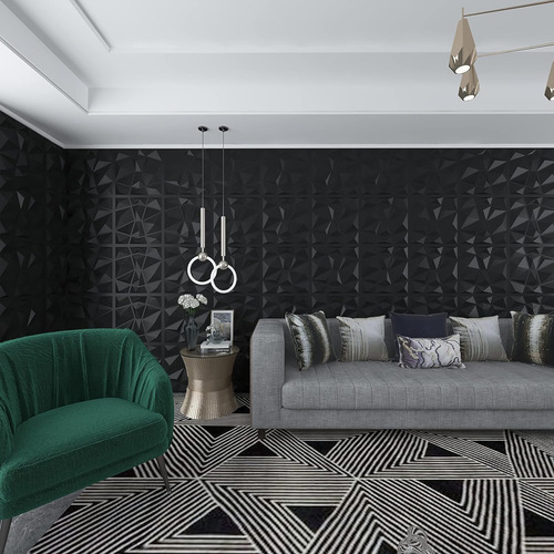 Revestimiento Con Textura 3d Para Pared 12 Unidades