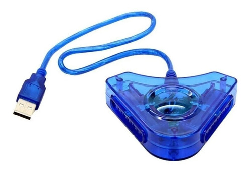 Imagem 4 de 4 de Adaptador Usb Duplo Controles Ps2 E Ps1 Ligue No Pc E Ps3