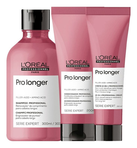 Kit L'oréal Professionnel Pro Longer (3 Produtos)