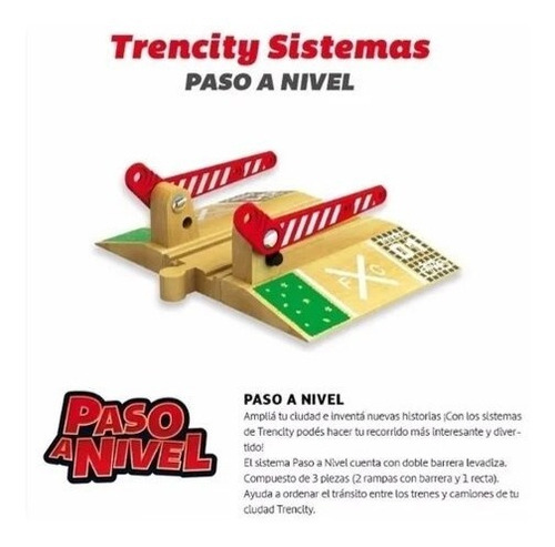 Trencity Paso A Nivel Para Trenes Con 2 Barreras Premium