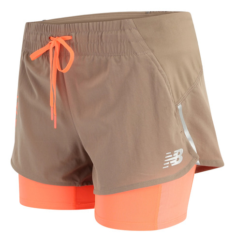 Short New Balance De Dama - Impact Run - Ws21271ms