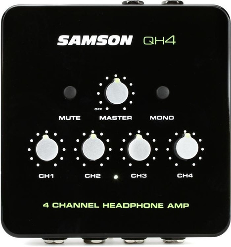 Imagen 4 de 5 de Samson Qh4 Amplificador De Auriculares 4 Salidas