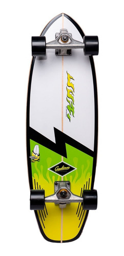 Imagen 1 de 3 de Surfskate Woodoo X Uva Surfboards Red