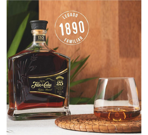 Pack De 6 Ron Flor De Caña Centenario 25 Años 750 Ml