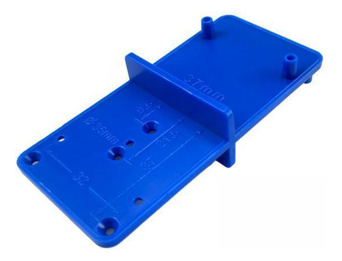 2 Guia De Perfuração De Gabarito De Dobradiça Azul