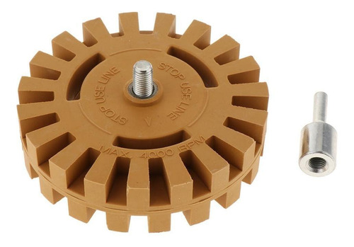 Rueda De Goma Para Borrar Con Adaptador De Taladro - Tela A