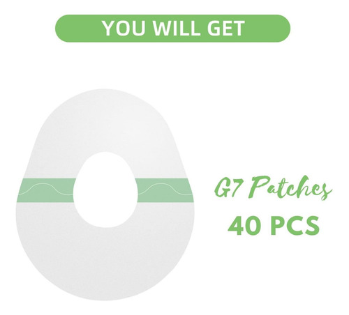 Parches Adhesivos Precortados Para Dexcom G7, 40 Paquetes Y