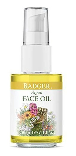 Badger - Aceite Facial, Argán, Certificado Orgánico, Aceite 