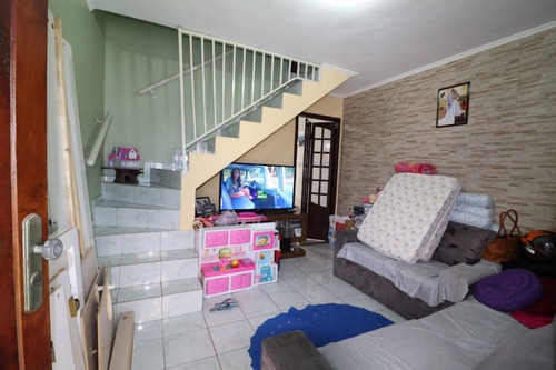 Imagem 2 de 30 de Sobrado Condomínio Residencial Chácara Das Amarilis ,com 2 Dormitórios À Venda, 49 M² Por R$ 220.000 - Vila João Ramalho - Santo André/sp - So0503