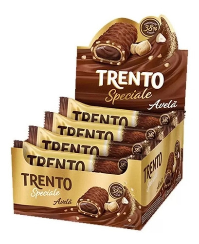 Trento Speciale Avelã Chocolate Ao Leite Display 12 Un. 26g