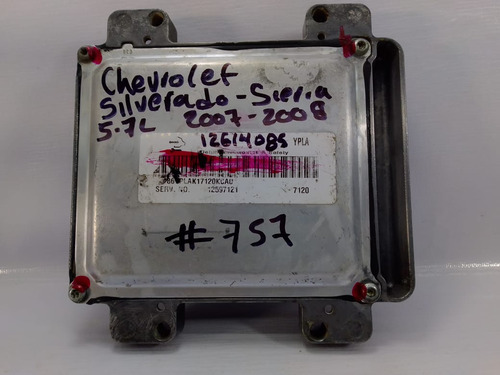 Computadora Chev. Silverado-sierra 5.7l 2007-2008 12614085 (Usado)