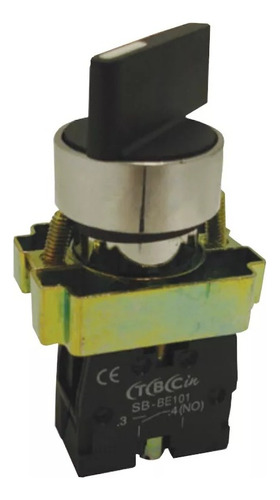 Selectora Interruptor 0-1 Contacto Na Ø22 Maneta Larga Tbcin Color Negro